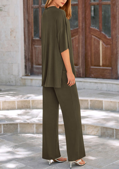 Women's Two-Piece Pullover & Pants Lounge Set