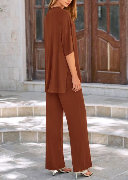 Women's Two-Piece Pullover & Pants Lounge Set