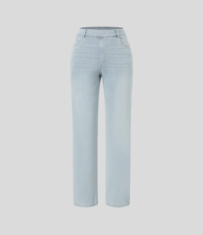Elastic & Comfortable High-Waisted Pants