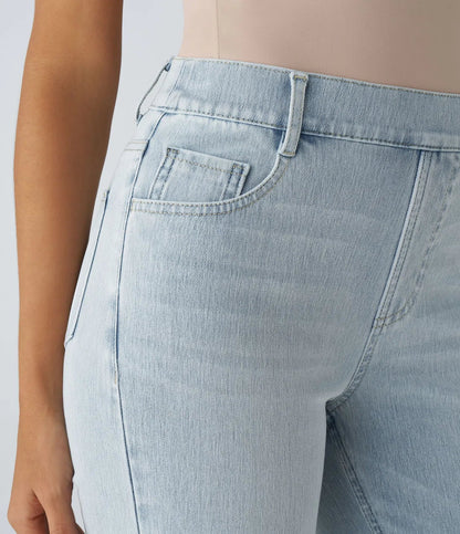 Elastic & Comfortable High-Waisted Pants