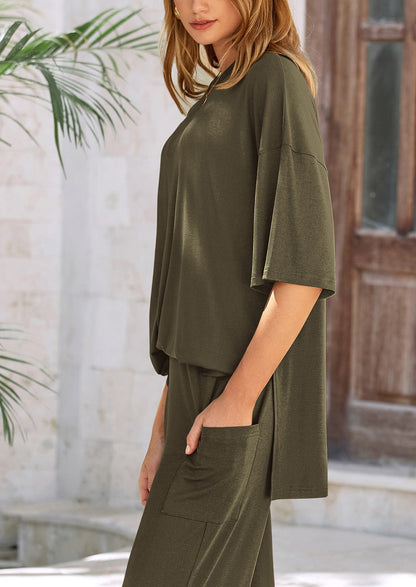 Women's Two-Piece Pullover & Pants Lounge Set