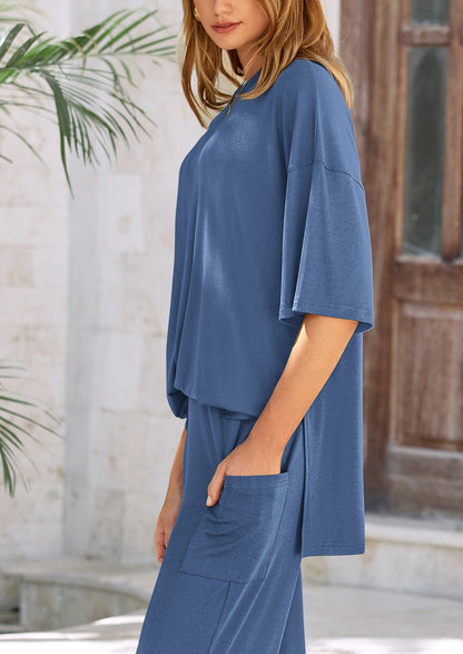 Women's Two-Piece Pullover & Pants Lounge Set