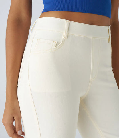 Elastic & Comfortable High-Waisted Pants
