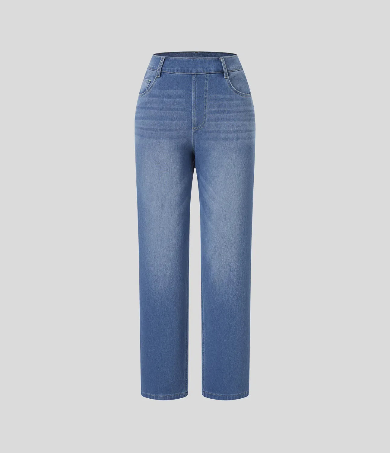 Elastic & Comfortable High-Waisted Pants