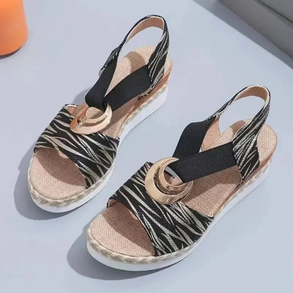 Orthopedic sandals with optimal support