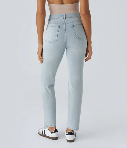 Elastic & Comfortable High-Waisted Pants