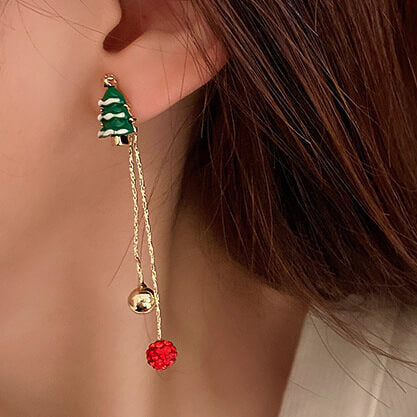 Custom image for Christmas Elegance Earrings – Santa Edition