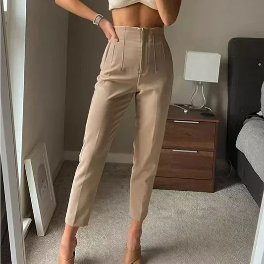 High Waist Formal Pants for Women