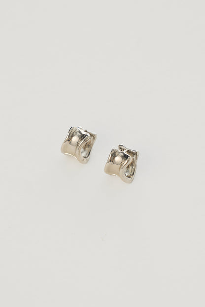 Abstract Earrings - Silver