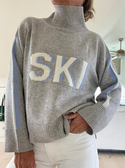 Limited Retro Turtleneck Ski Sweater