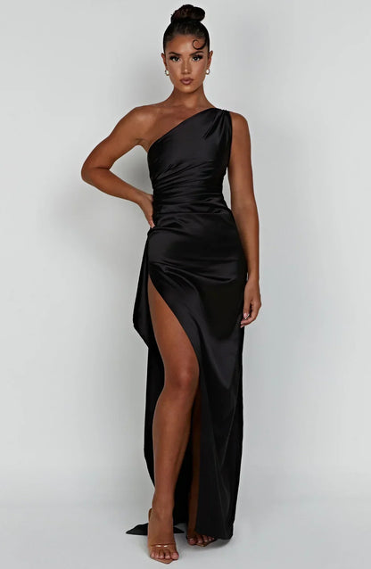The Aurora Satin Dress