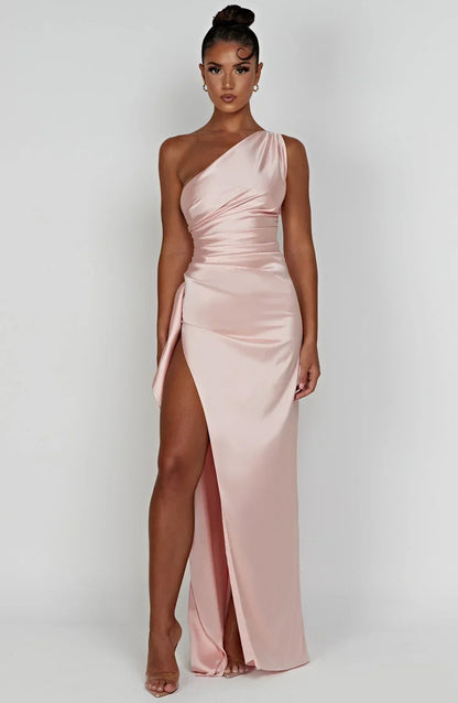 The Aurora Satin Dress