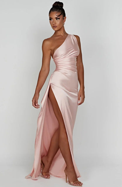 The Aurora Satin Dress