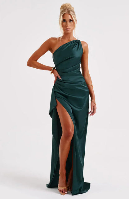 The Aurora Satin Dress