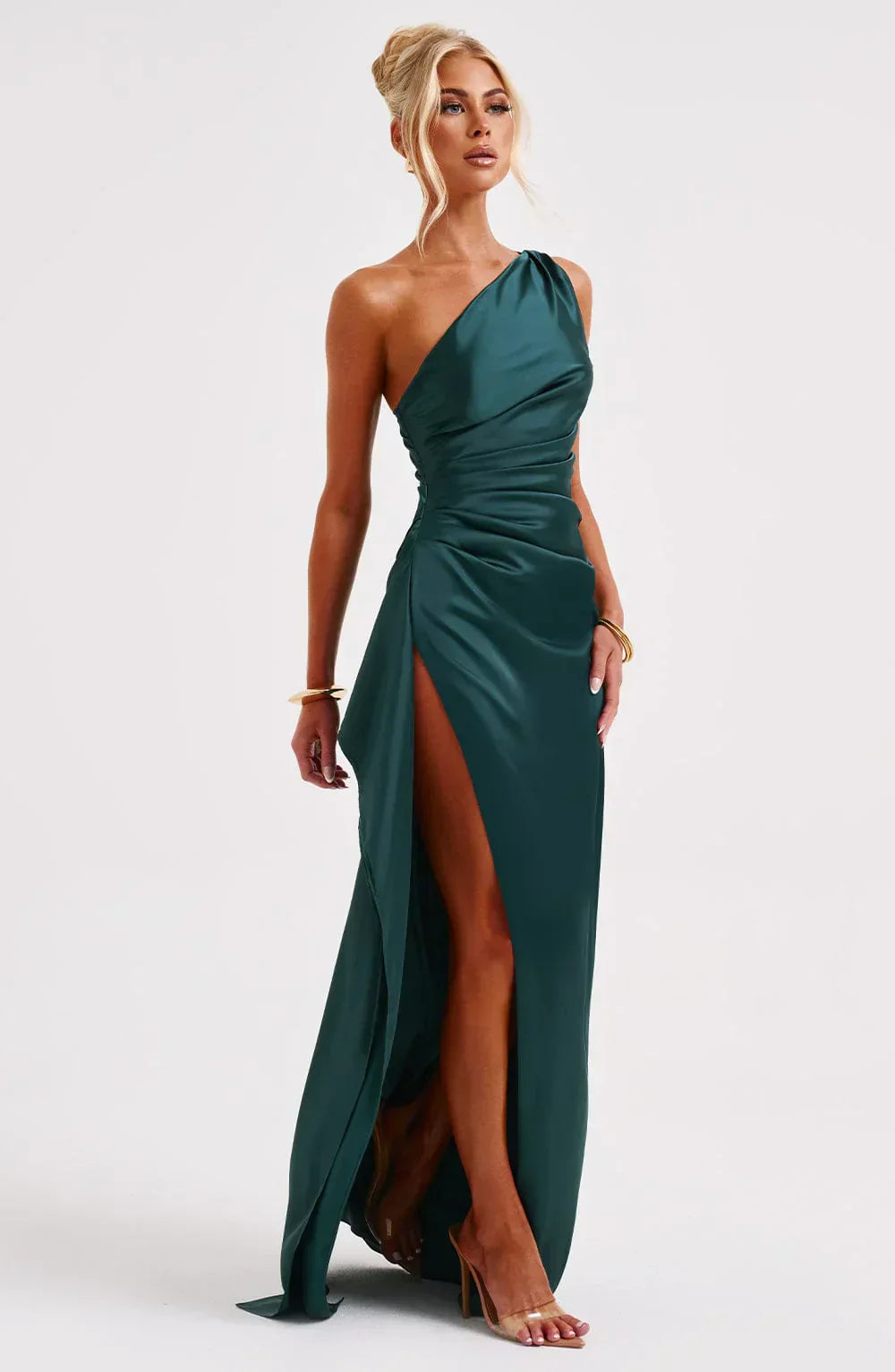 The Aurora Satin Dress