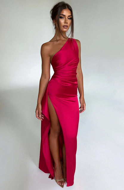The Aurora Satin Dress