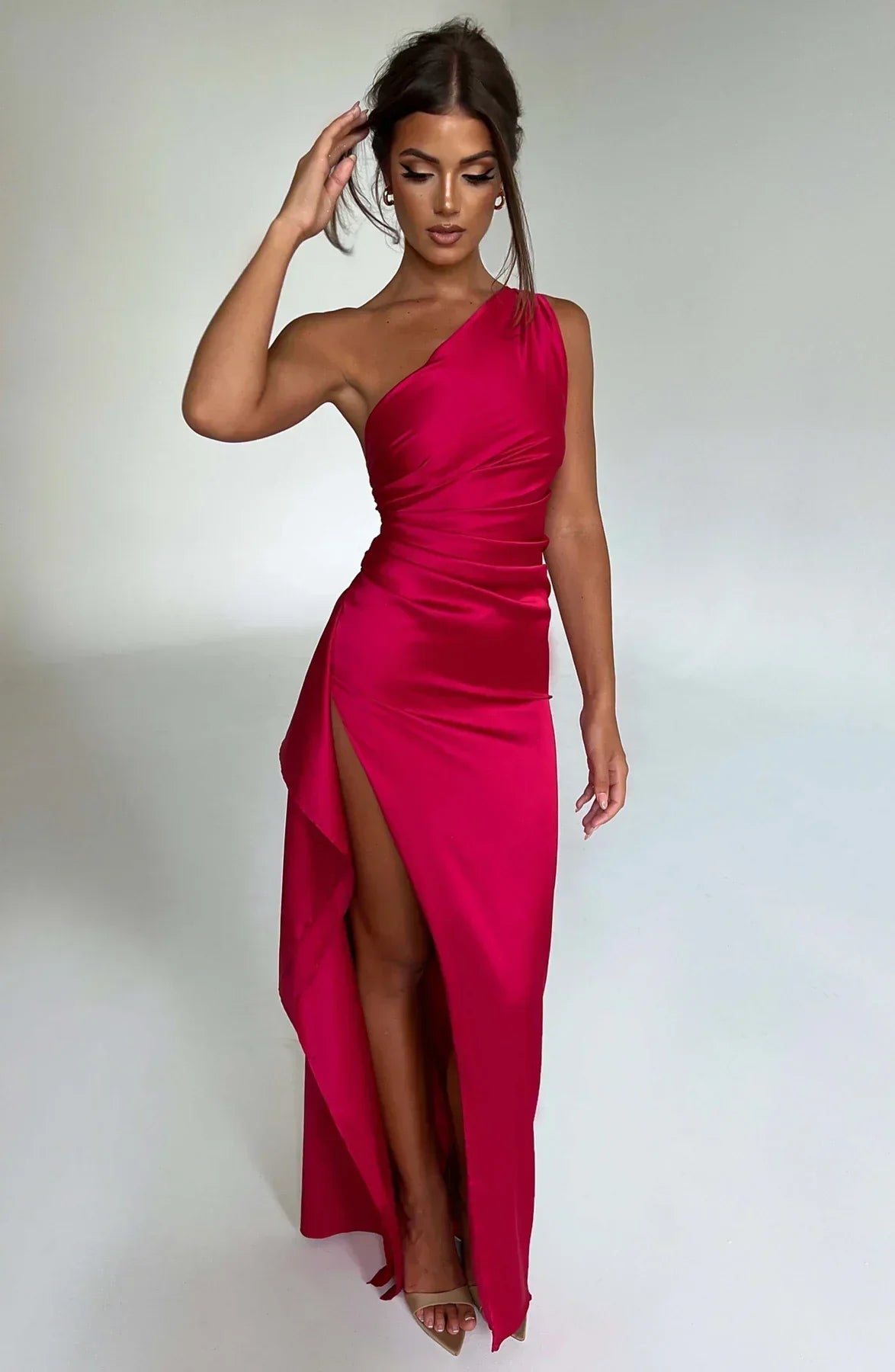 The Aurora Satin Dress