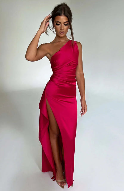 The Aurora Satin Dress