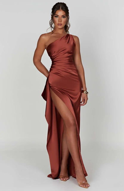 The Aurora Satin Dress