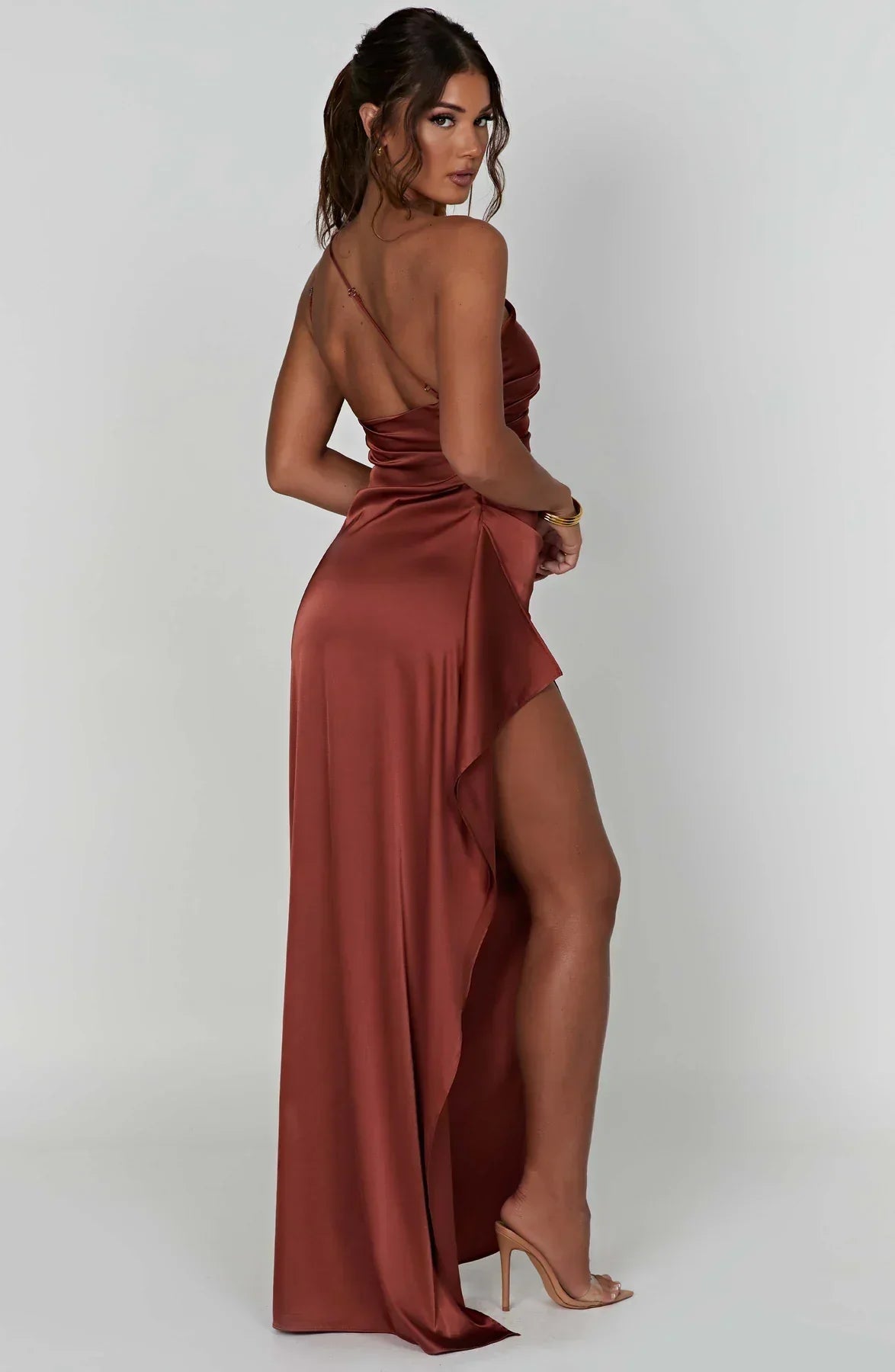 The Aurora Satin Dress