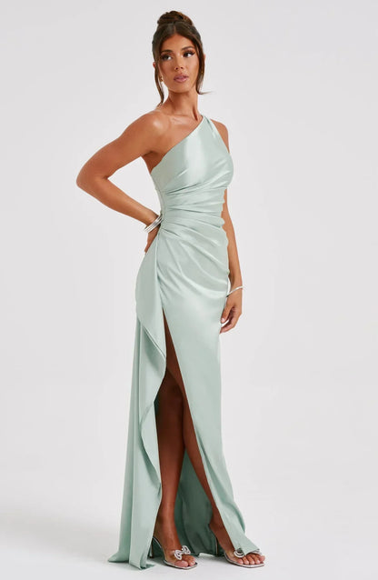 The Aurora Satin Dress