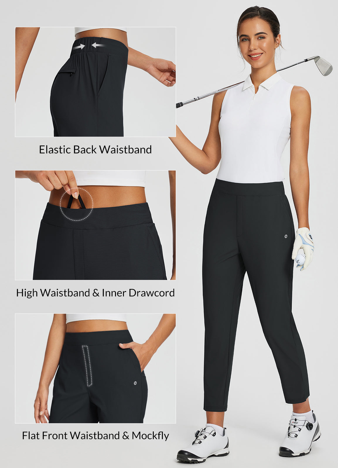 The High-Rise Performance Ankle Pant