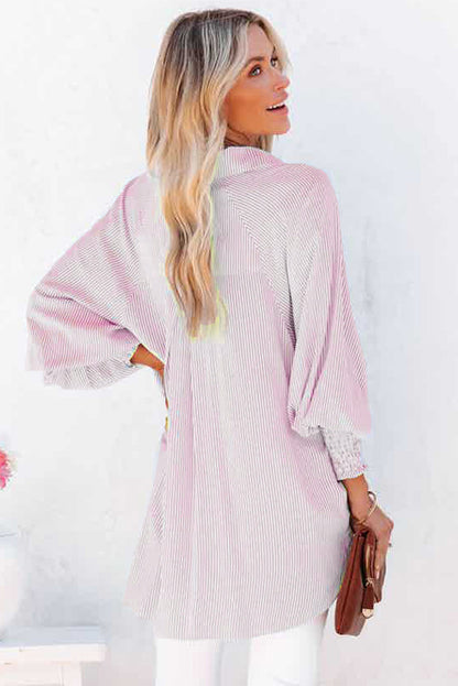 Smocked Striped Shirt (Some sizes already gone)