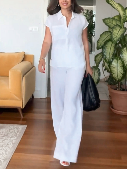 Summer Cotton-Linen Set